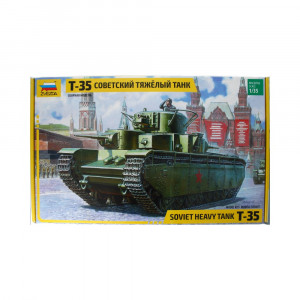 3667 Модель сборная Советский тяжелый танк Т-35 1/35 ZVEZDA