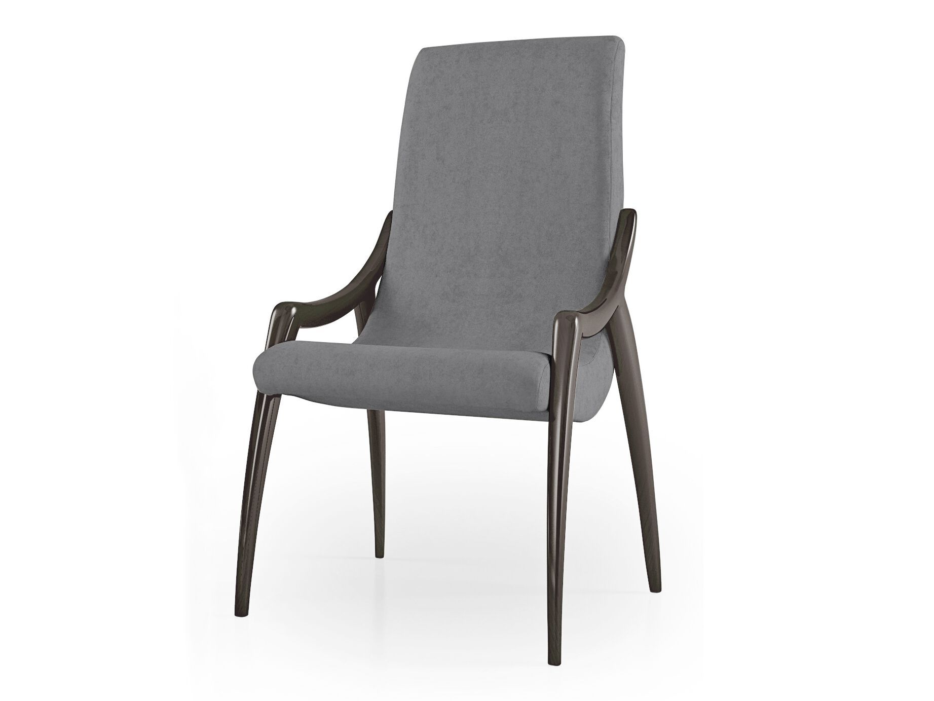 Кожаный мягкий стул с подлокотниками Bizzotto Italia Symphony-Infinity ARCH-00033201 - Вид №6