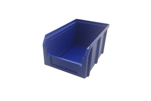 15491840 Пластиковый ящик 234х149х120мм, 3,8 литра, V-2-синий СТЕЛЛА-ТЕХНИК