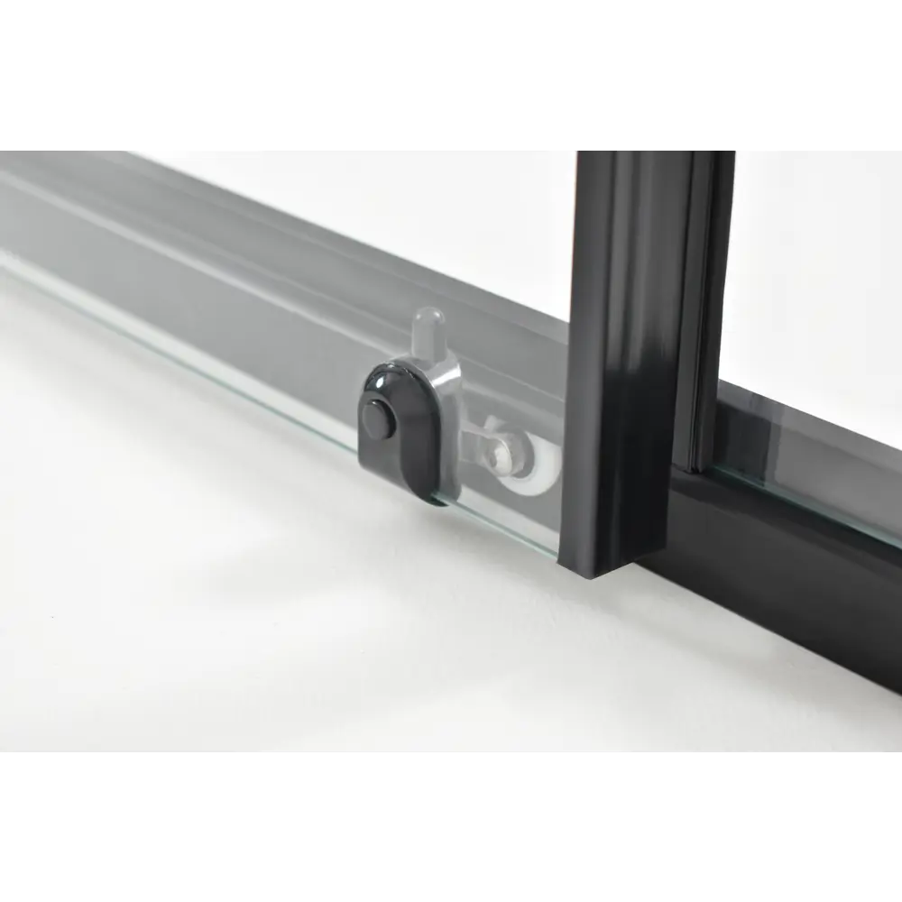 Душевая ширма Метакам Apart Black квадратная 90x90x185см цвет профиля черный раздвижная стекло 4мм прозрачное STLM-2206302 - Вид №20