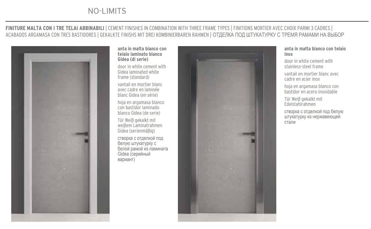 Ламинированная дверь с эффектом затирки GIDEA No-Limits ARCH-00091245 - Вид №26