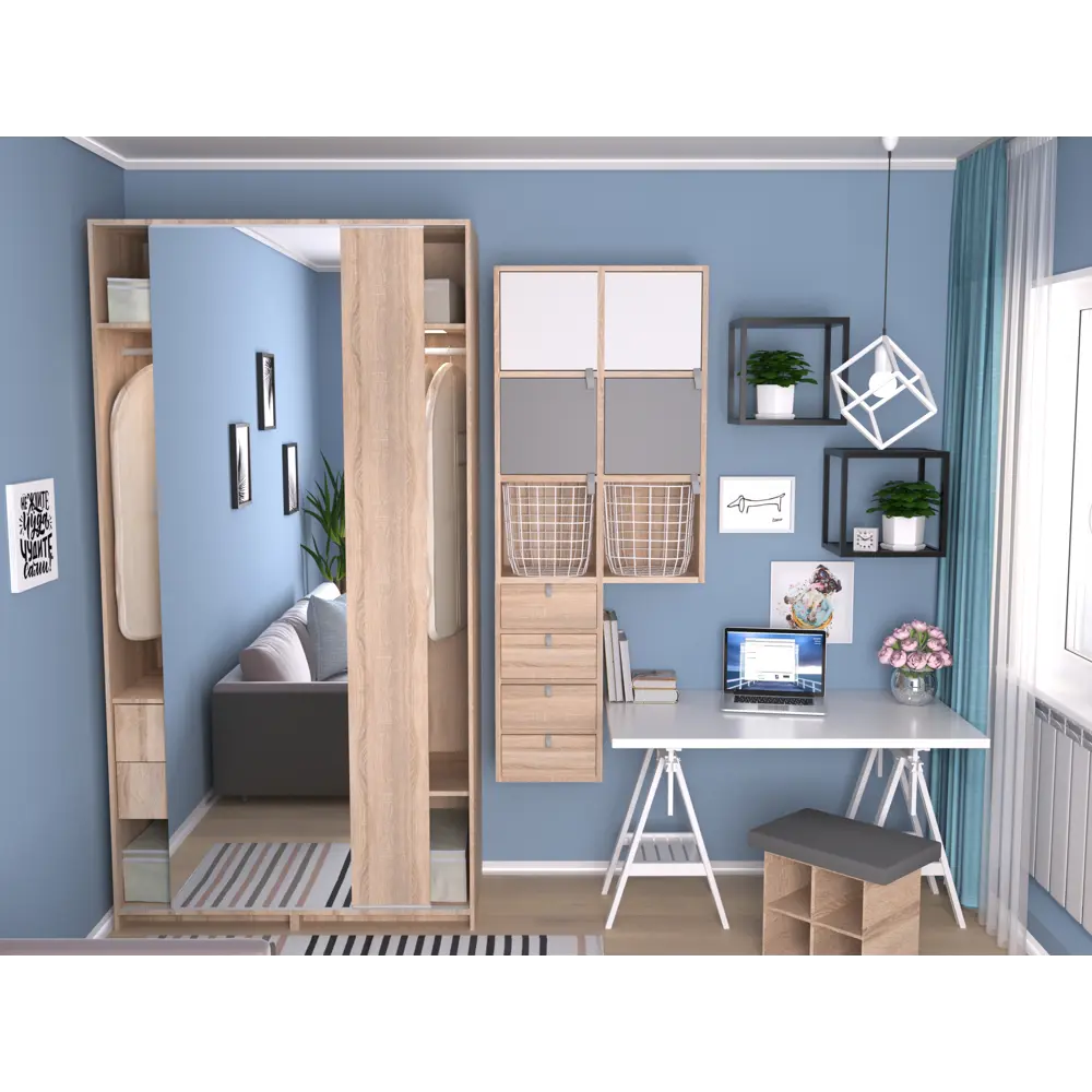 Короб Spaceo для обуви 22х16x34 см нетканный материал цвет бежевый STLM-2059622 - Вид №7