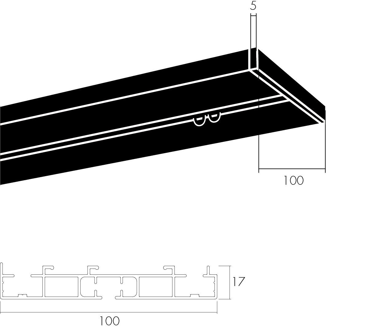 Алюминиевая карниз Frandoli алюминий ARCH-00055774 - Вид №2