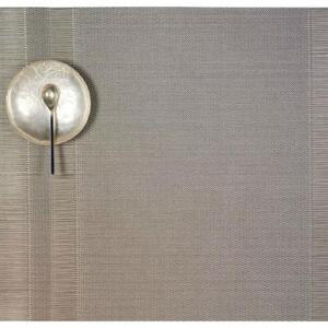 Салфетка виниловая Silver Tuxedo stripe, жаккардовое плетение, 36х48 см