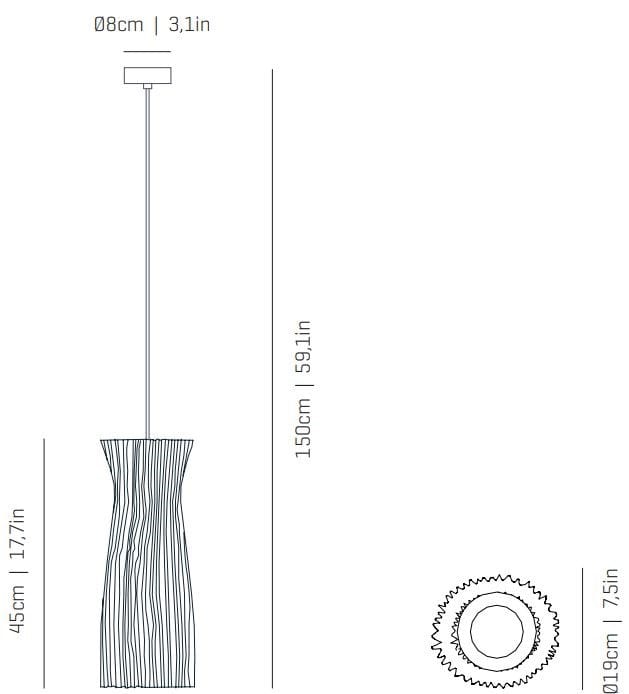 Светодиодный подвесной светильник из нержавеющей стали A-Emotional Light Gea ARCH-00098444 - Вид №7