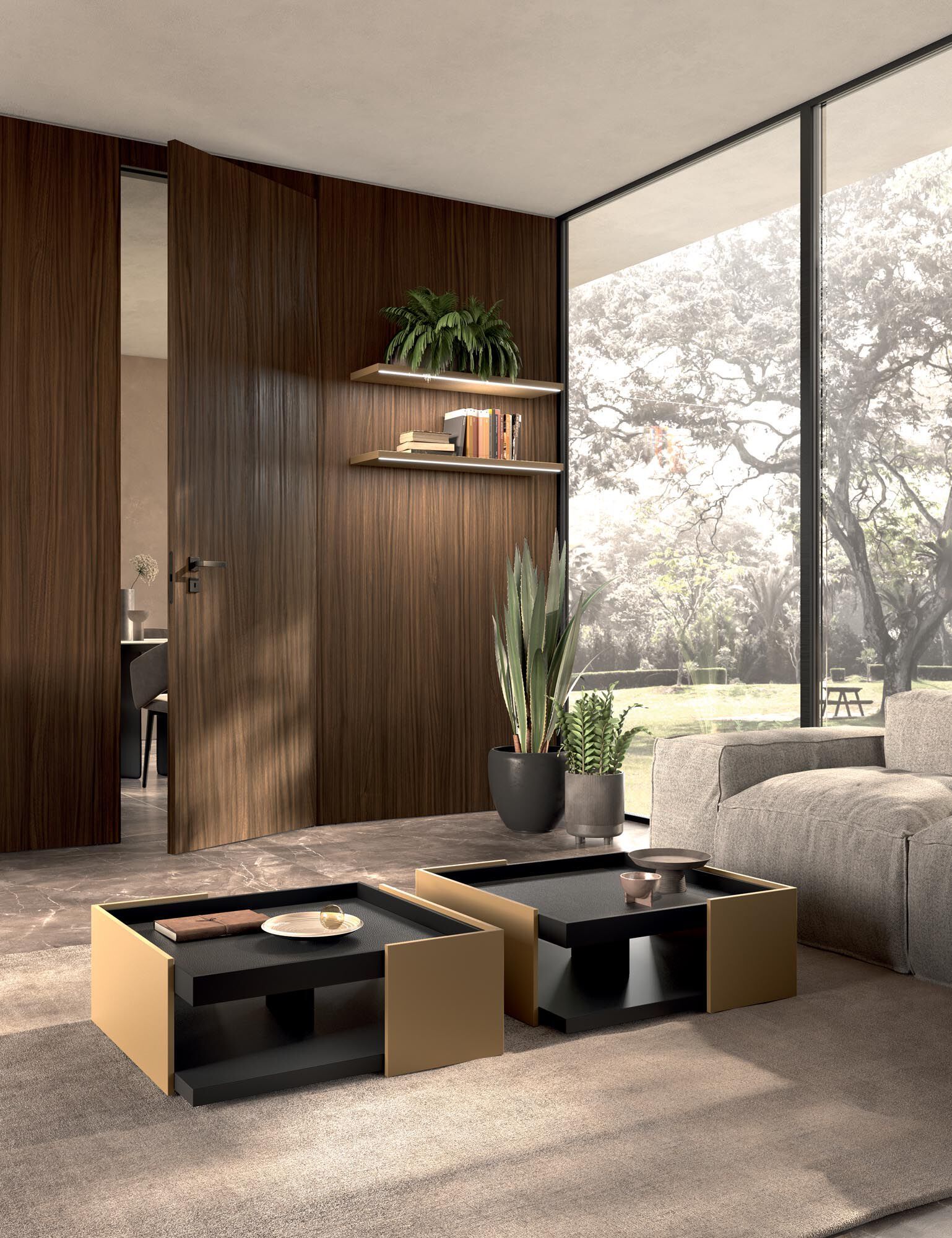 Двустворчатый шкаф с распашными дверями Guzzini & Fontana DEE DEE ARCH-00112790 - Вид №2