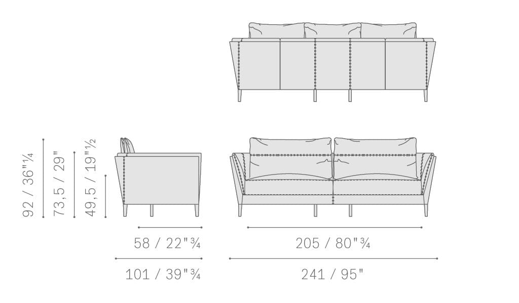 Кожаный диван Poltrona Frau коллекция-диваны и кресла ARCH-00099652 - Вид №8