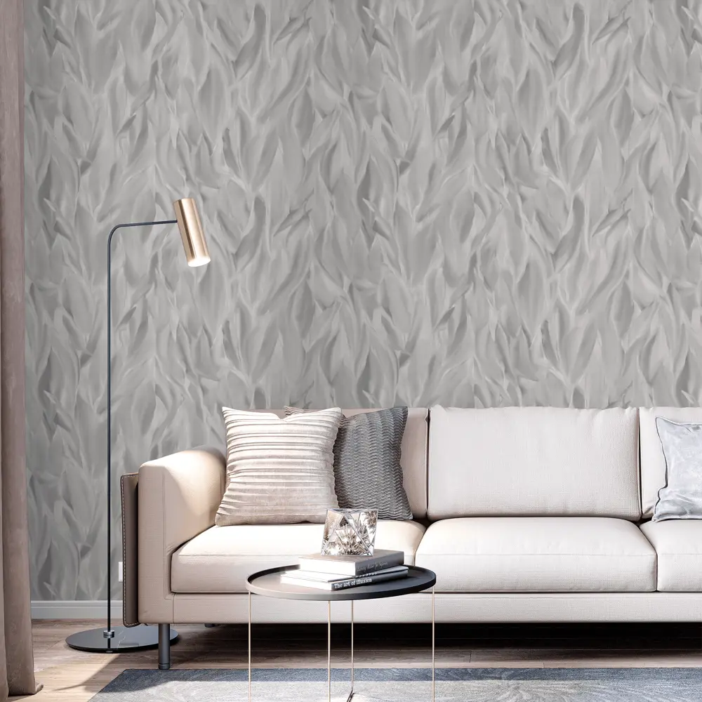 Обои флизелиновые Rumfa серые 1.06 м HC71786-44 PALITRA HOME STLM-2089969 - Вид №2