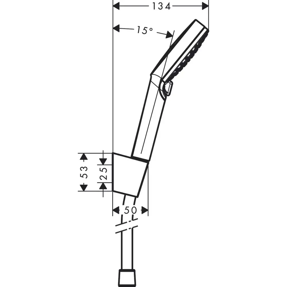 Набор для душа Hansgrohe Crometta Vario 2 режима цвет хром STLM-2178514 - Вид №12