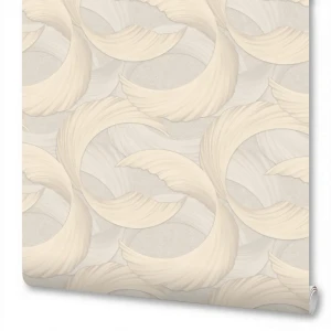 Обои флизелиновые Wallsecret Hypnotic пудровые 1.06 м 8962-29