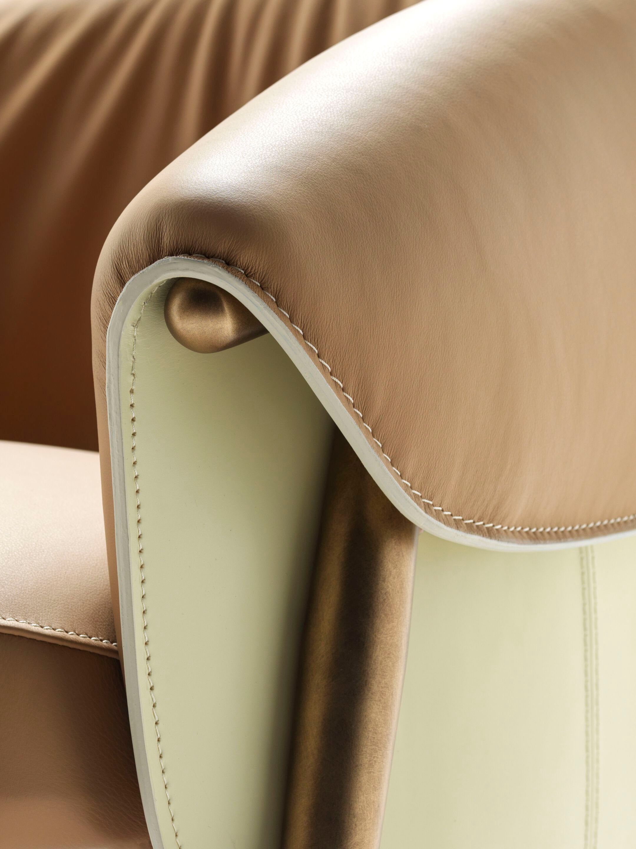 Кожаное кресло с подлокотниками Fasem Монтгомери ARCH-00140856 - Вид №5