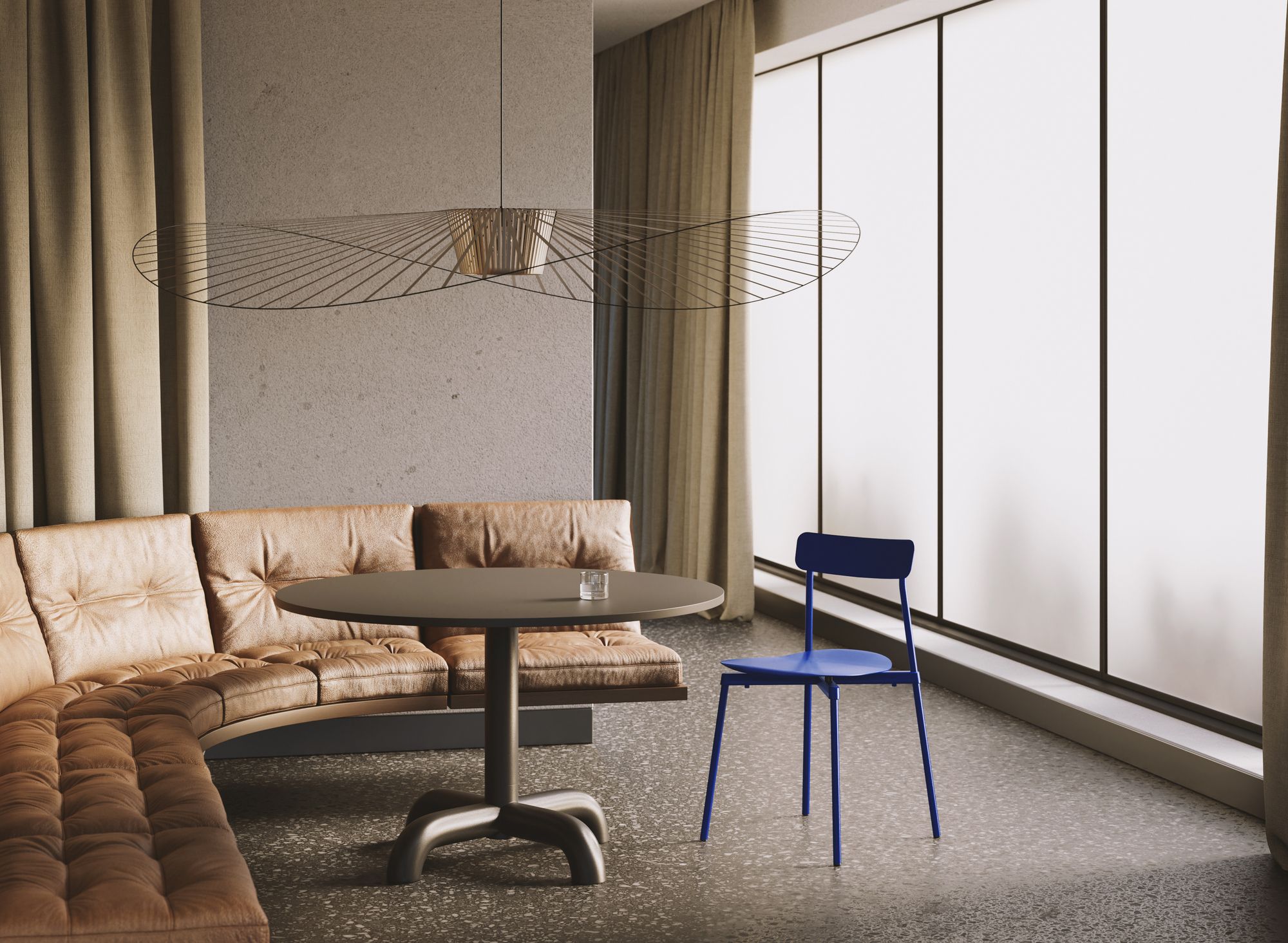 Алюминиевый штабелируемый стул с порошковым покрытием Petite Friture Fromme ARCH-00150568 - Вид №44