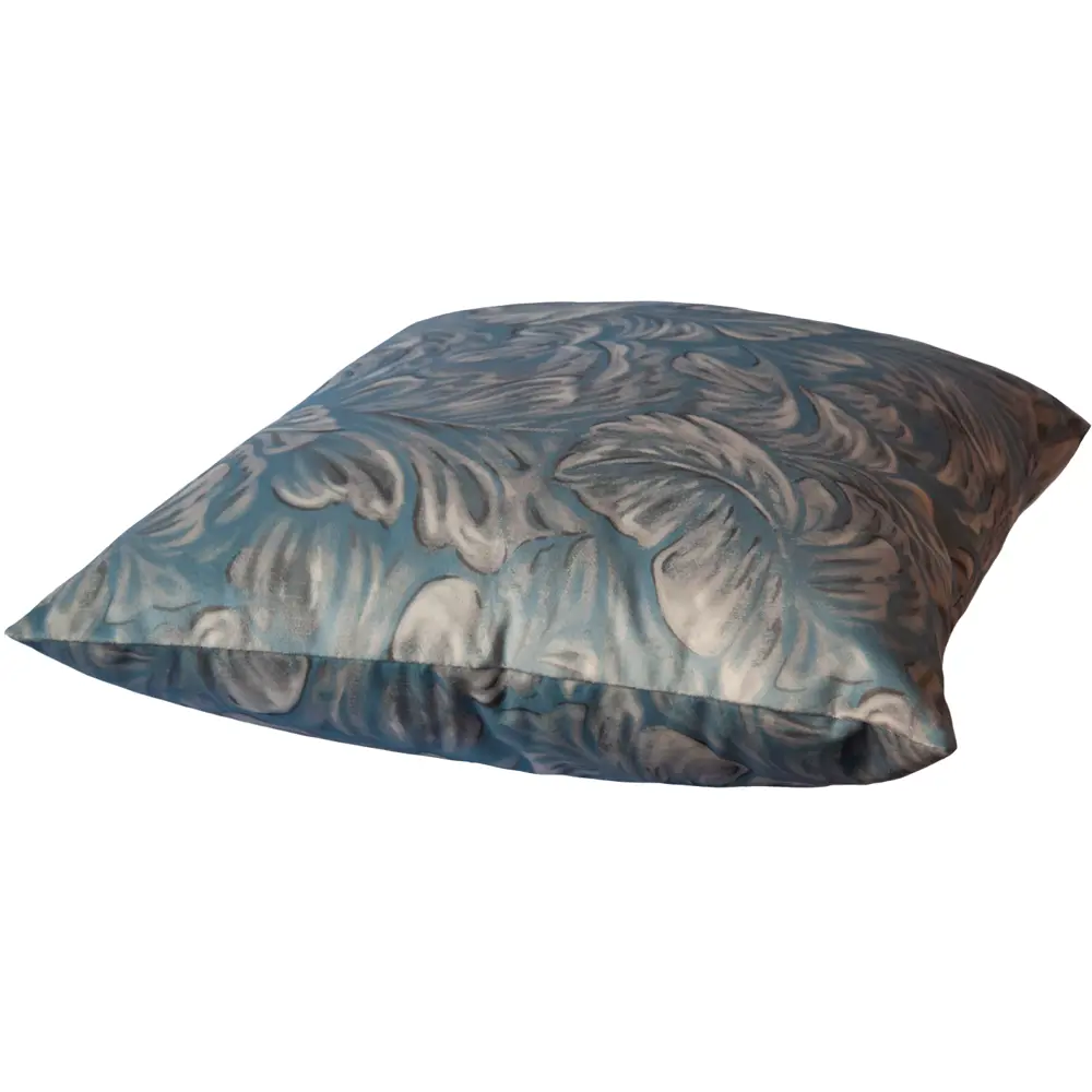 Подушка Seasons Inula бархат 45x45 см цвет голубой 84391951 STLM-2003375  - Вид №1