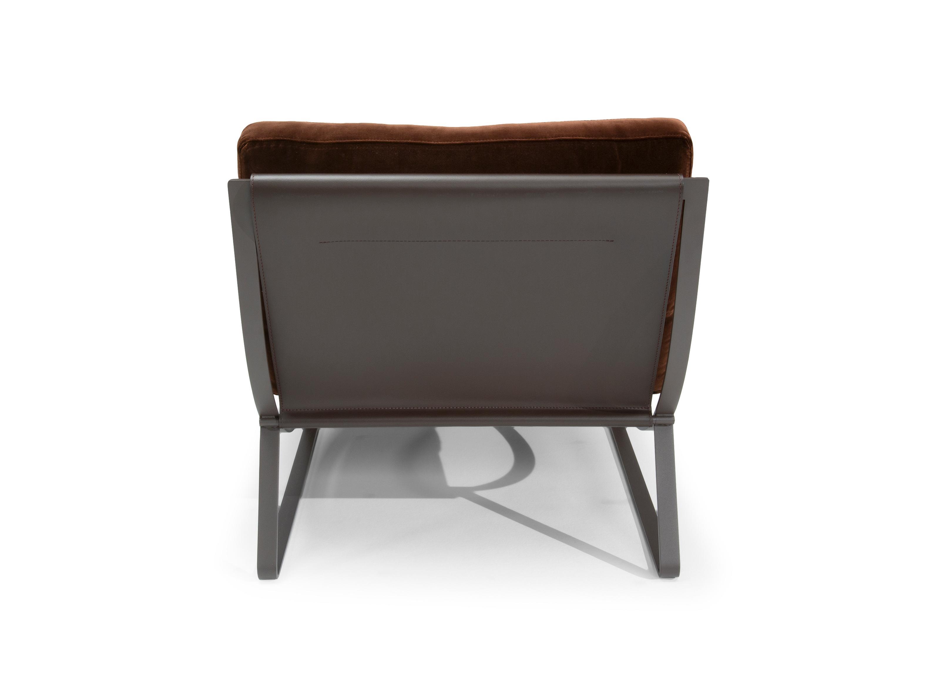 Кресло с салазками из ткани Natuzzi Italia CAMMEO ARCH-00133285 - Вид №2