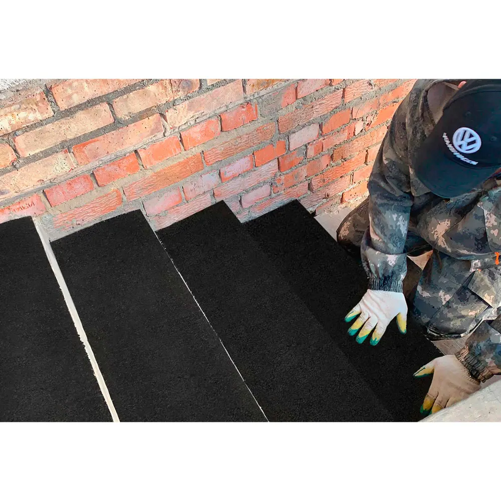 Универсальное покрытие резиновое Kraitec Top Black 4 мм 15х1.25 м 83111048 STLM-2087382  - Вид №7