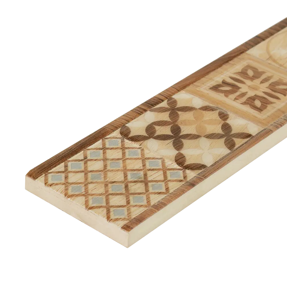 Бордюр Country Wood 60х6 см цвет мультиколор Golden Tile STLM-2098897 - Вид №1