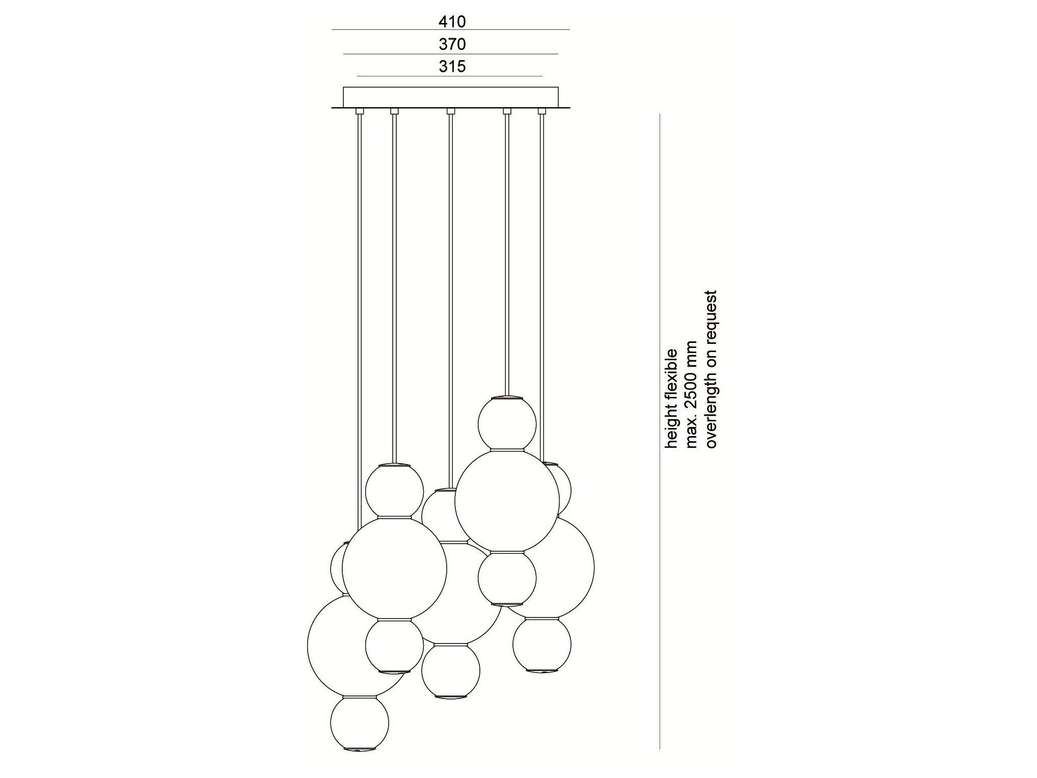 Стеклянный светодиодный подвесной светильник Formagenda ARCH-00123604 - Вид №12
