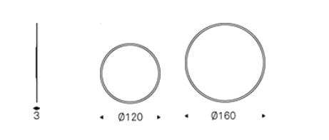 Настенное круглое зеркало Cattelan italia HAWAII ROUND ARCH-00093755 - Вид №2