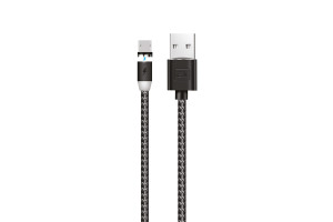17579540 Кабель USB-MicroUSB 2.1A для зарядки телефона Magnetic 2M круглый черный EX-K-949 EXPLOYD