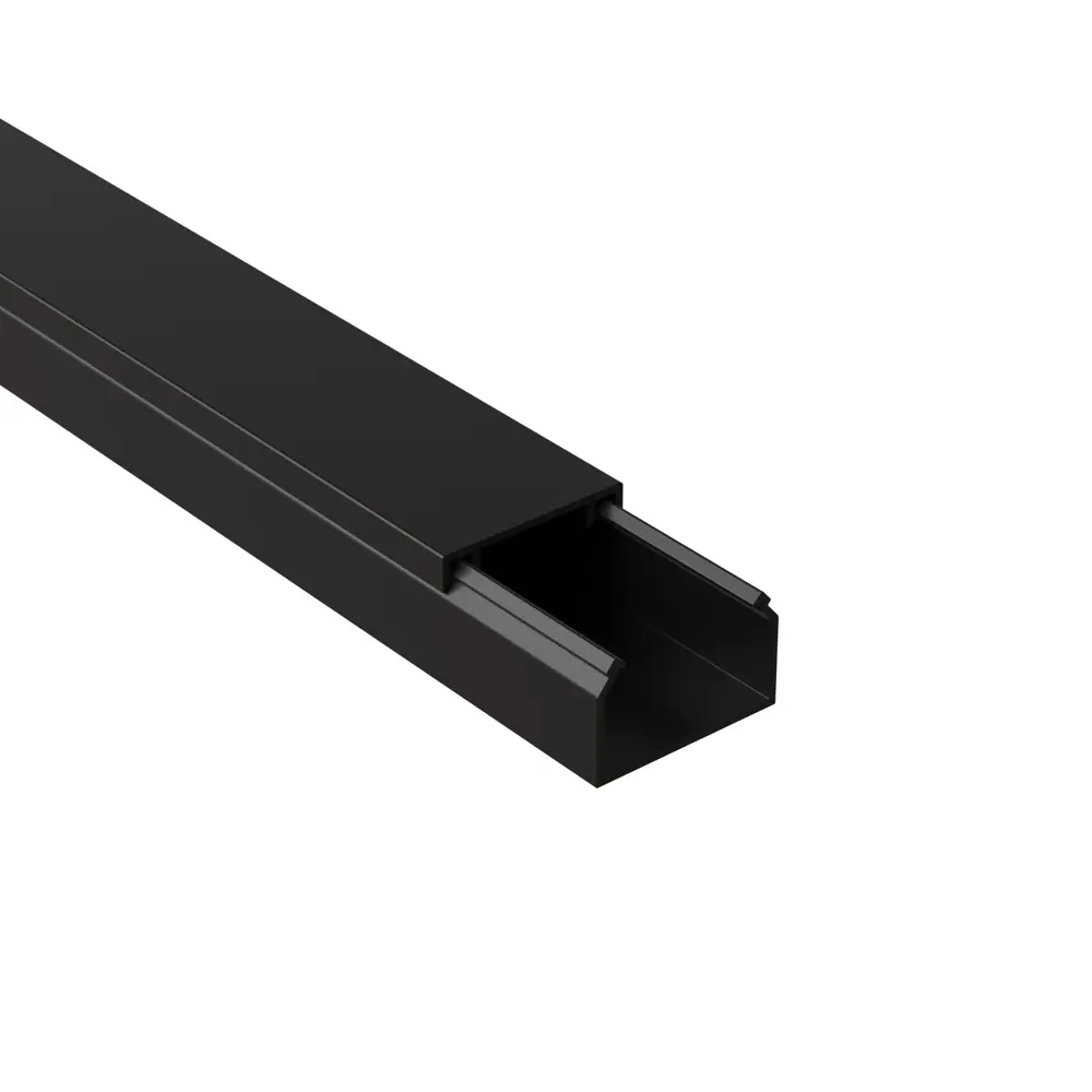 Миниканал Экопласт для электропроводки 25x16 мм черный 88040774 STLM-1116608