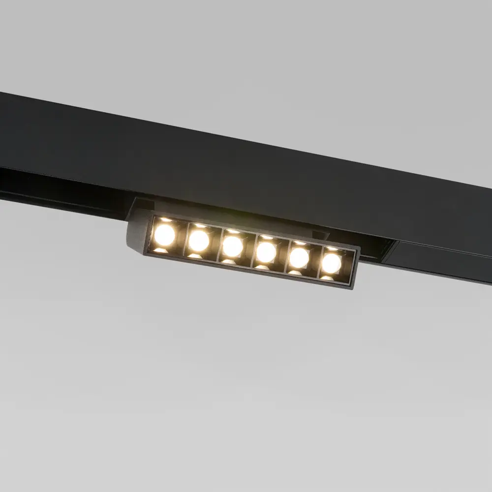 Трековый светильник Elektrostandard Slim Magnetic магнитный 6 Вт 4200K 3 м² цвет черный STLM-2142261 - Вид №2