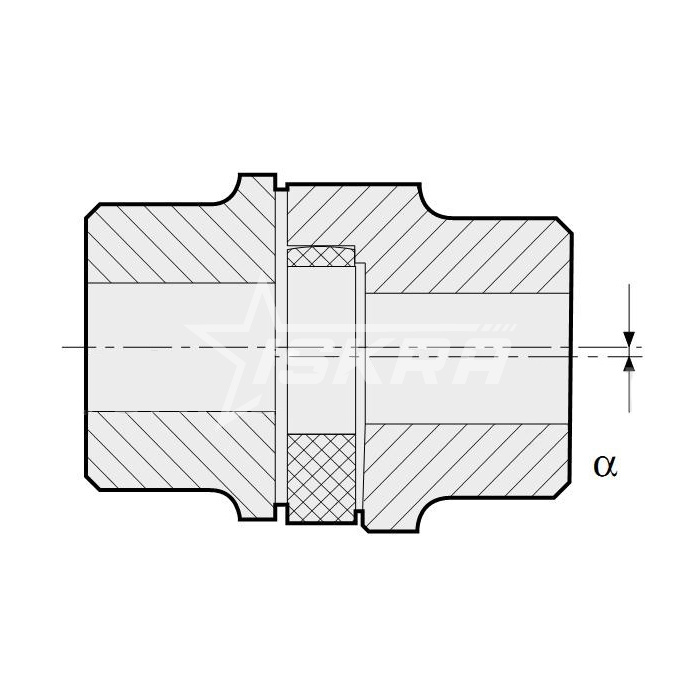 IS3787 Упругий элемент типа паук черный EN28038 ISKRA  - Вид №2