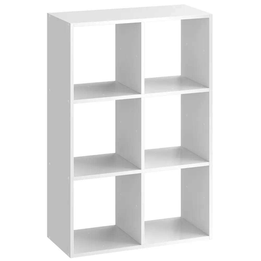 Стеллаж SPACEO KUB 3x2К, 70х104х31,7 см, цвет белый 82037446 STLM-2006650 