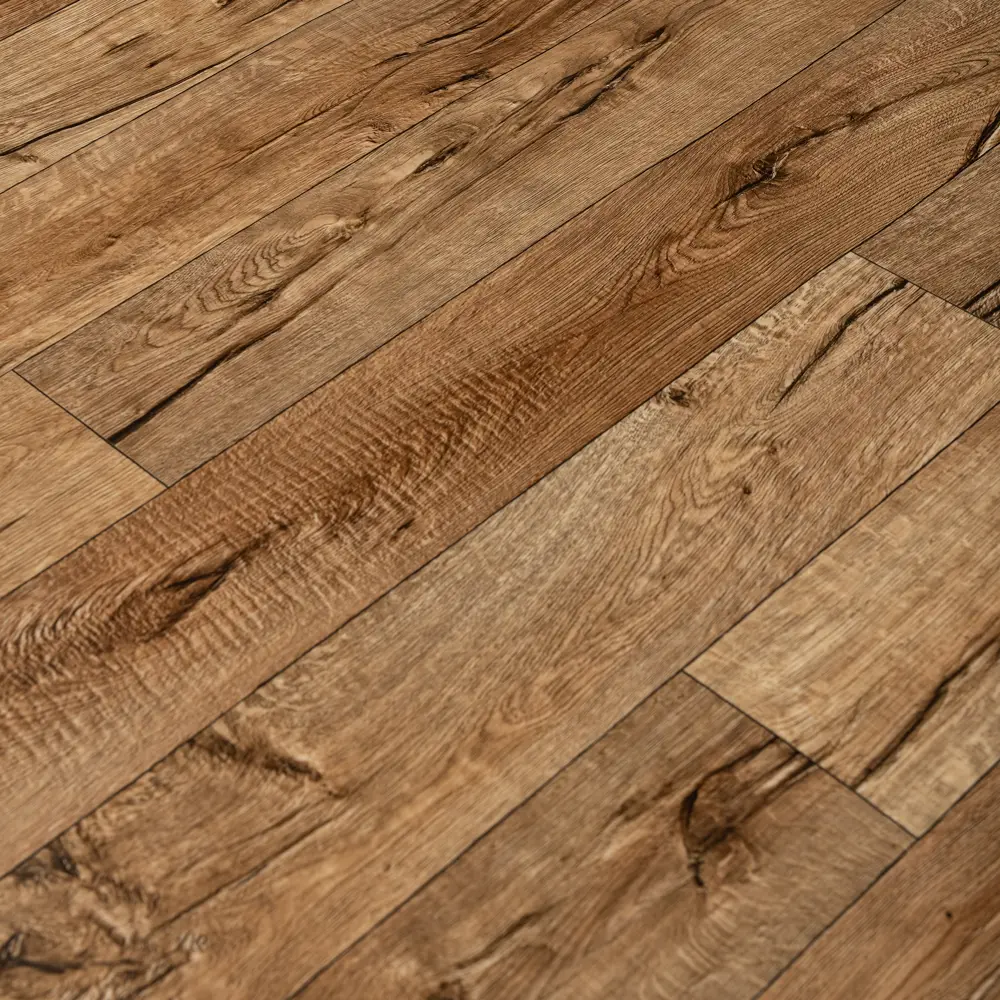 Линолеум полукоммерческий KREAFORTA «Фландрия» 32 класс 4 м коричневый под дерево 89436080 STLM-1584887 - Вид №2