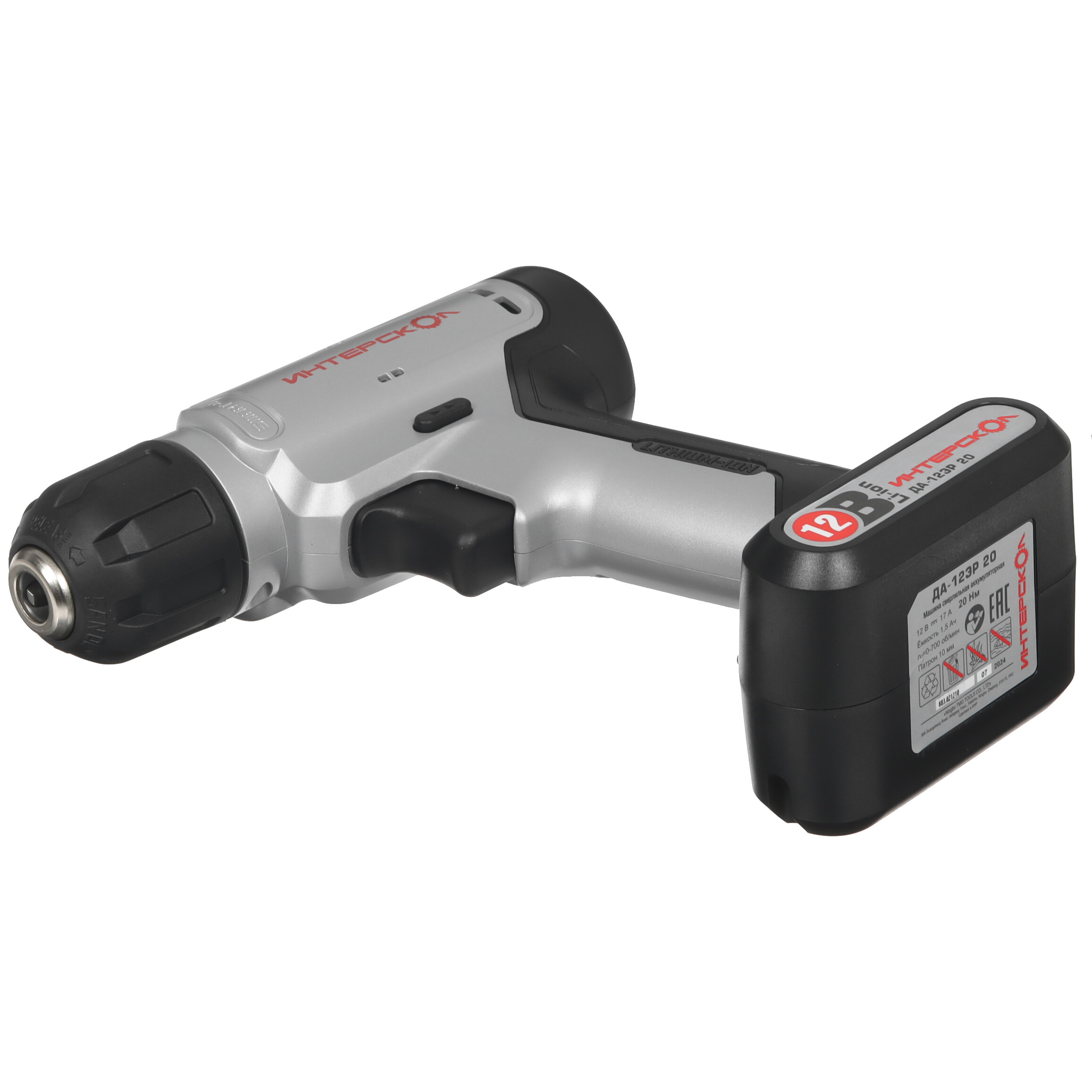 Дрель-шуруповерт Интерскол ДА-12ЭР 20 5493062 STDN-0012264 - Вид №5