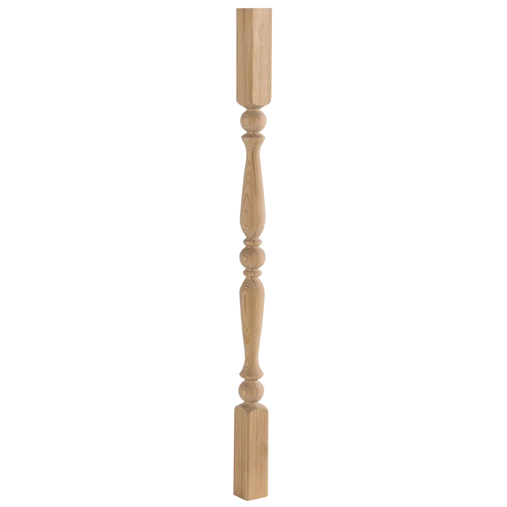 Балясина массив хвоя сорт Экстра Симметрия 50x50x900 мм 81990103 STLM-2170550 Santreyd Симметричный - Вид №1
