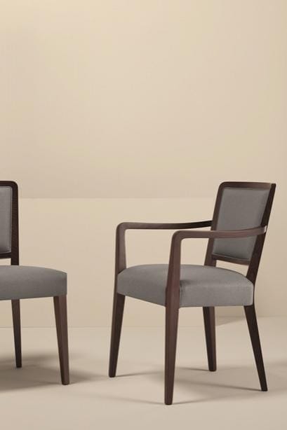 Мягкий тканевый стул с подлокотниками Cizeta GAMMA ARCH-00031829 - Вид №6