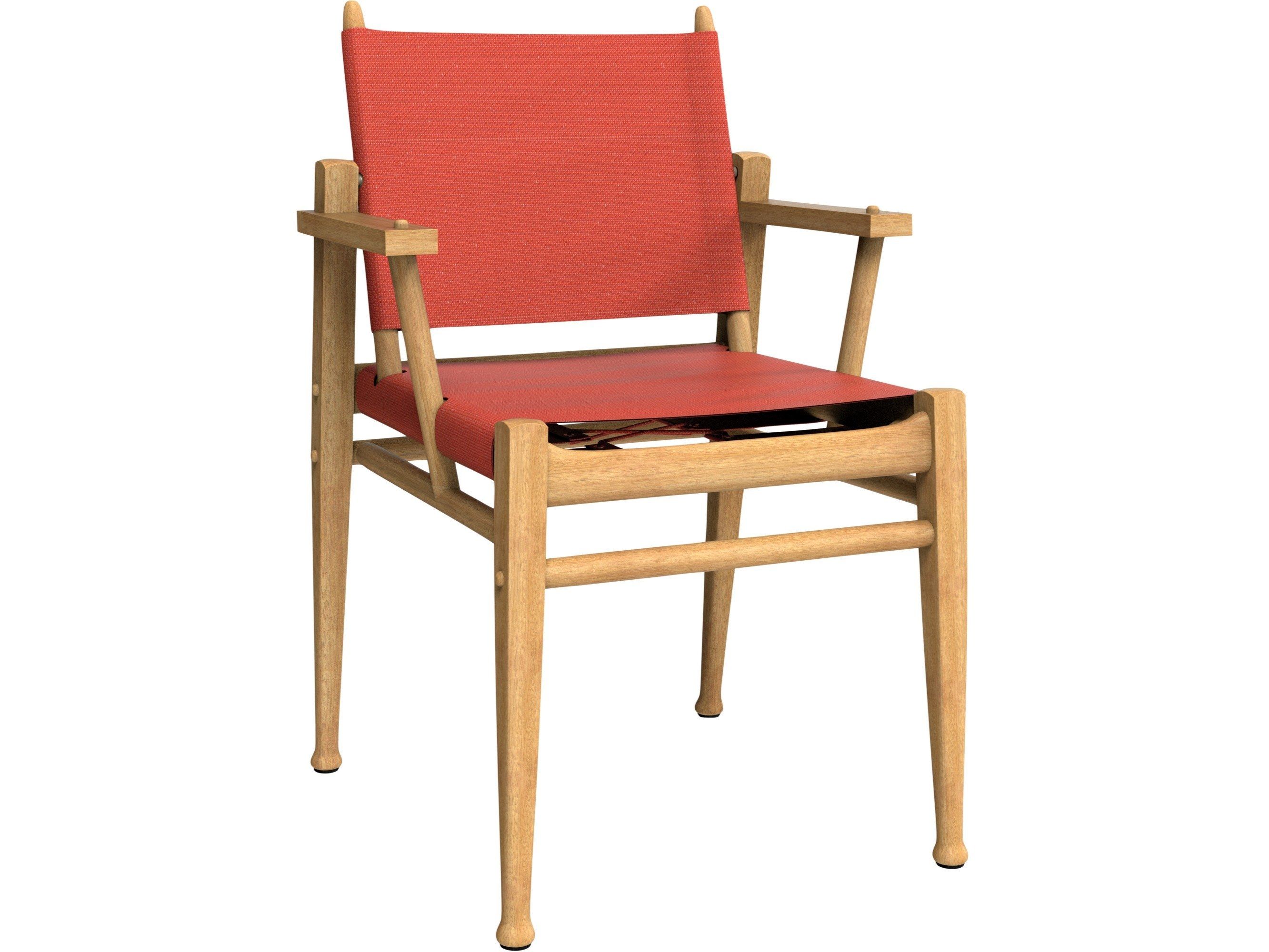 Стул для сада из тикового дерева с подлокотниками JANUS et Cie Serengeti ARCH-00116647