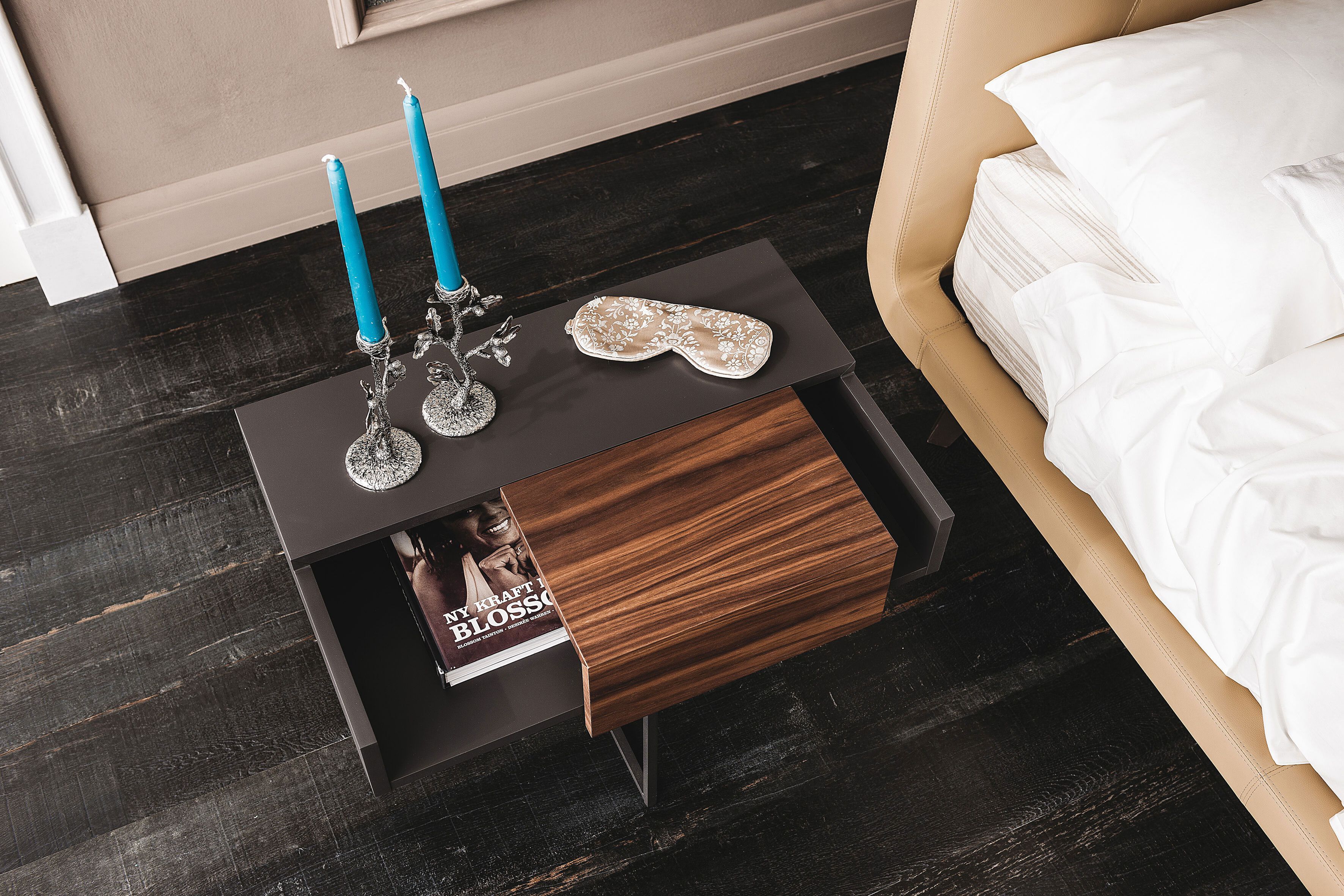 Деревянная прямоугольная тумбочка Cattelan italia DANTE ARCH-00030656 - Вид №1