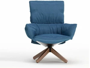 Cappellini Кресло со съемным чехлом на деревянной основе Lud’o lounge