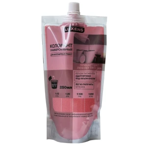 Колорант Luxens 0.25 л цвет красный 82343890 STLM-2161183