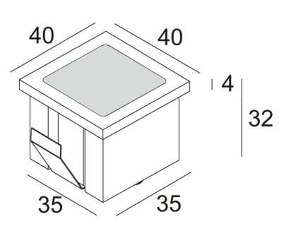 Открытый алюминиевый светодиодный маркер Deltalight Leds ARCH-00076957 - Вид №3