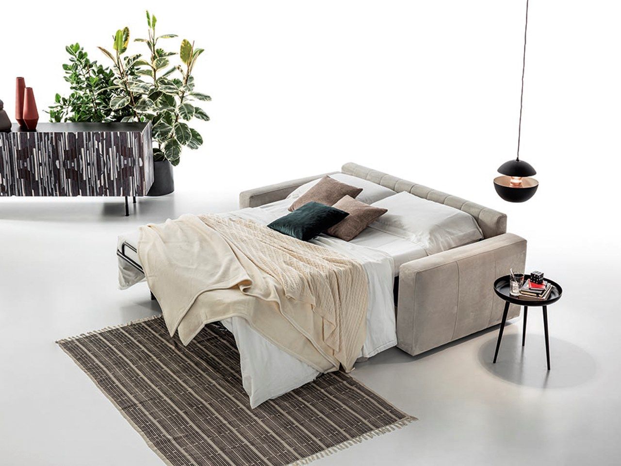 Бархатный диван-кровать AERRE ITALIA AMANDINE ARCH-00063401 - Вид №1