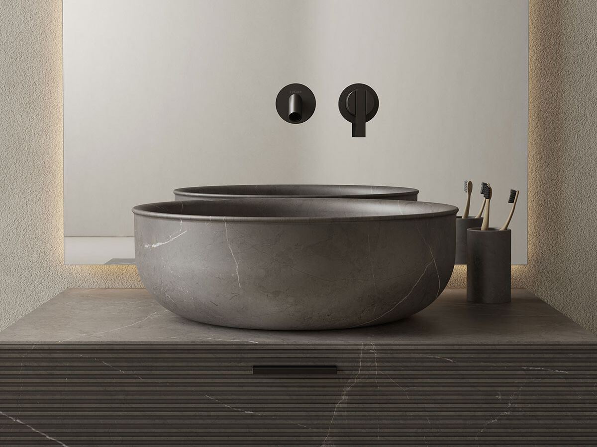 Мраморная столешница с одной круглой раковиной Inbani Prime ARCH-00030230 - Вид №2