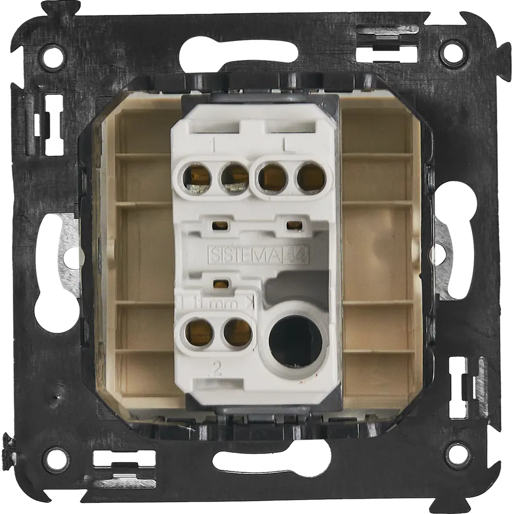 Выключатель проходной встраиваемый DKC Avanti 1 клавиша цвет ванильная дымка STLM-2019446 - Вид №2