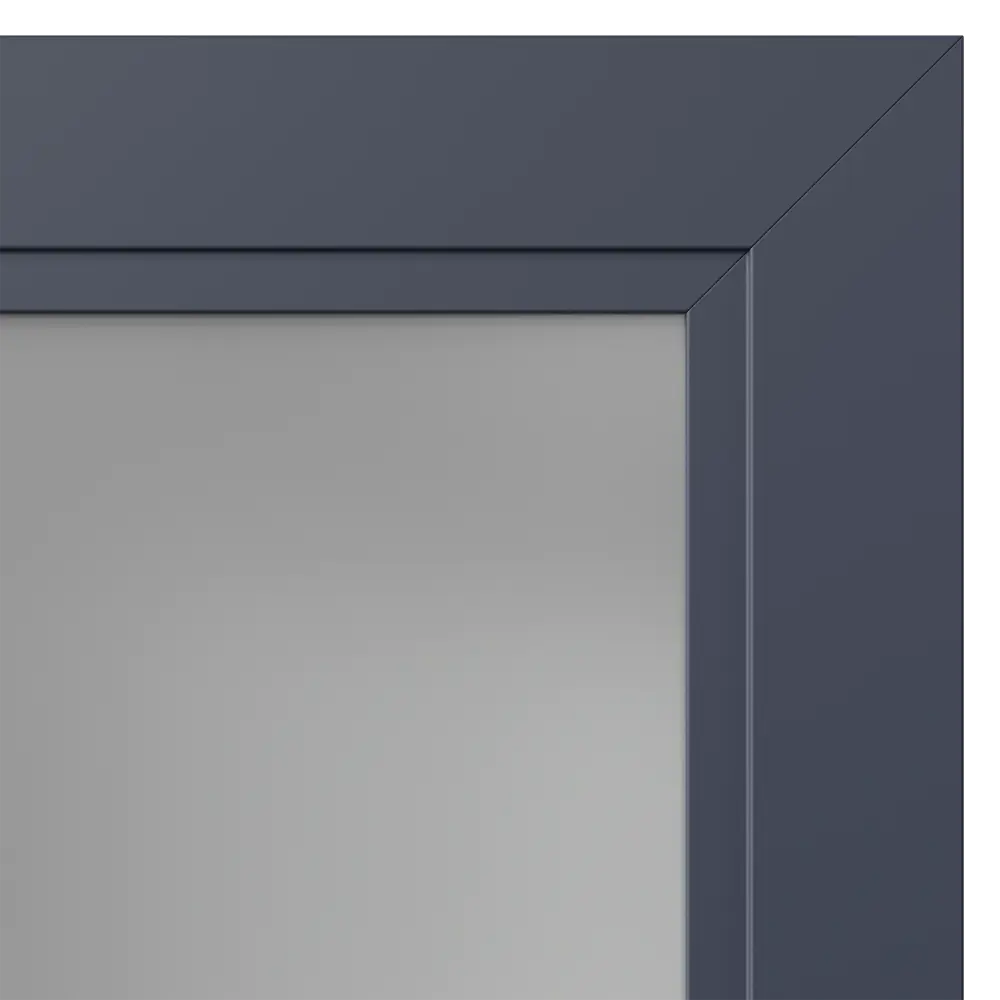 Фасад-витрина кухонного шкафа Котлас 40x77 см KONSENSA Стекло цвет синий STLM-2051745 - Вид №4