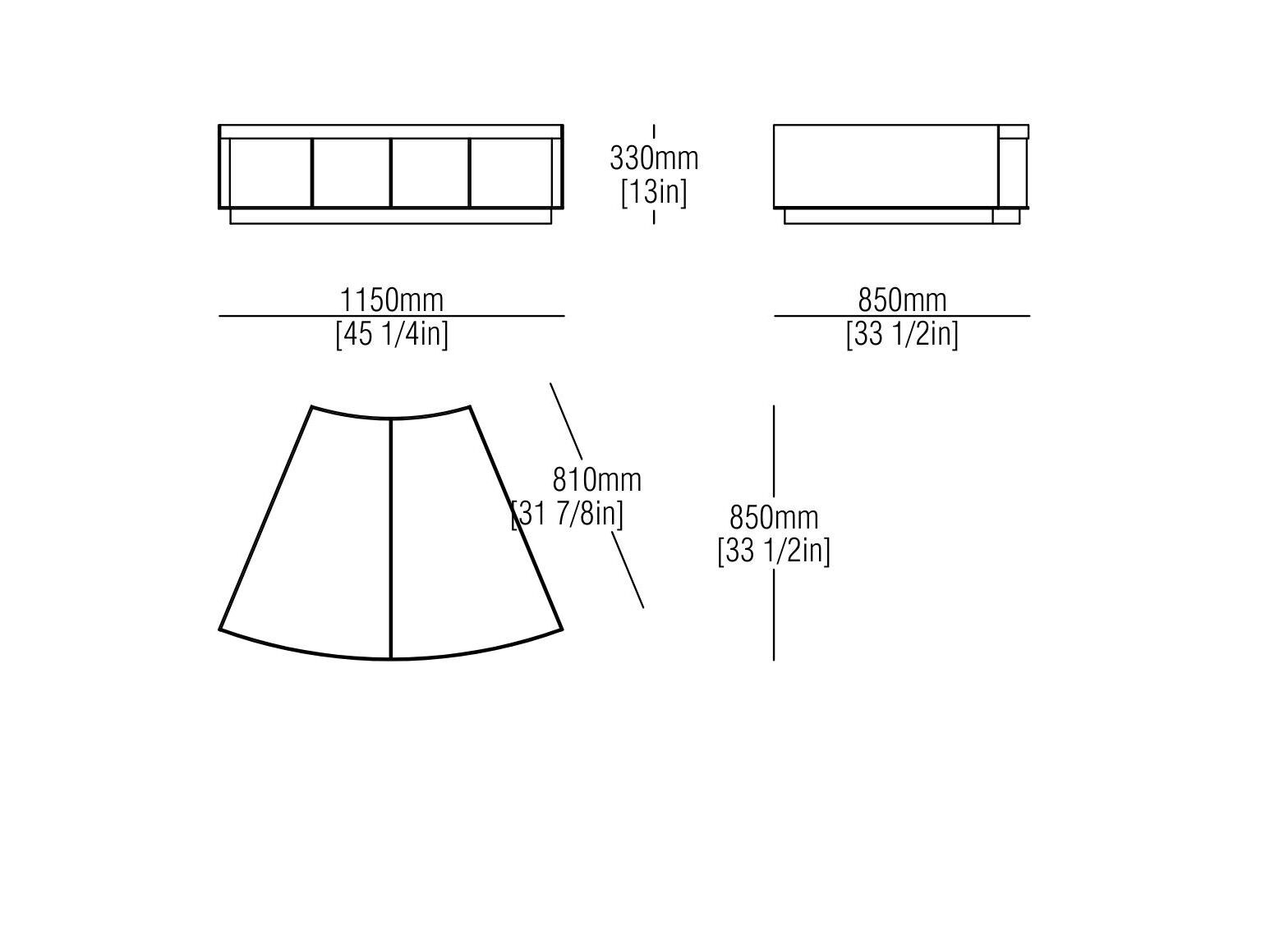 Модульный тканевый диван MisuraEmme Rosè ARCH-00066839 - Вид №21