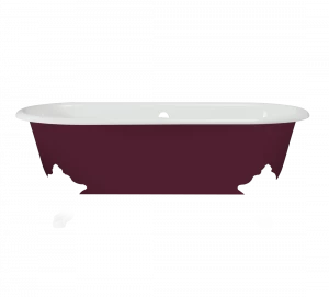 Gentry Home Bexley Cast iron bathtubs with feet Ral 4004 GH100809