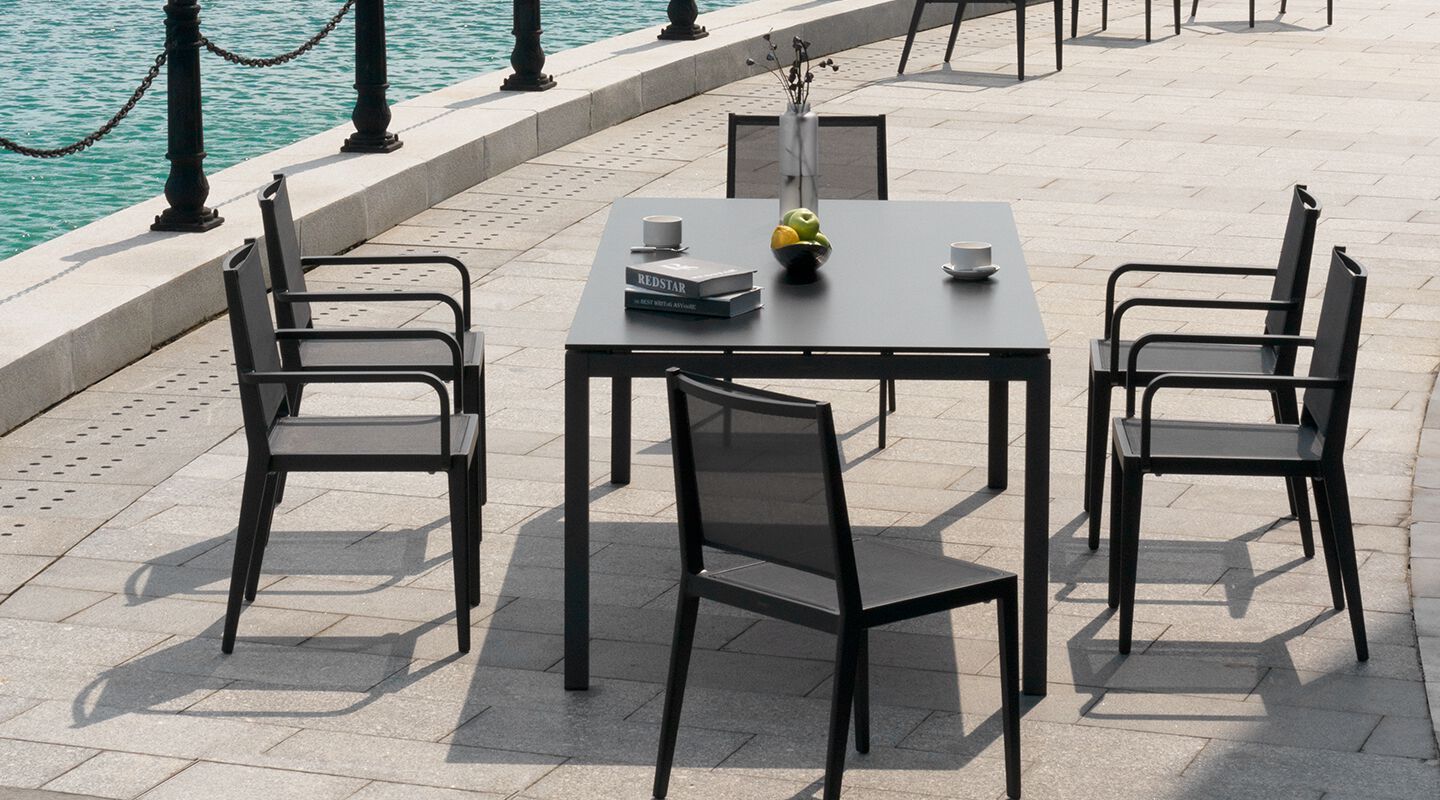 Batyline ® садовый стул с алюминиевой рамой VINEKO Элиза ARCH-00141772 - Вид №3