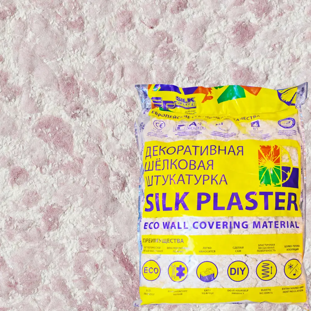 Жидкие обои Silk Plaster Рельеф 331 0.9 кг цвет лиловый 82453406 STLM-2011455 