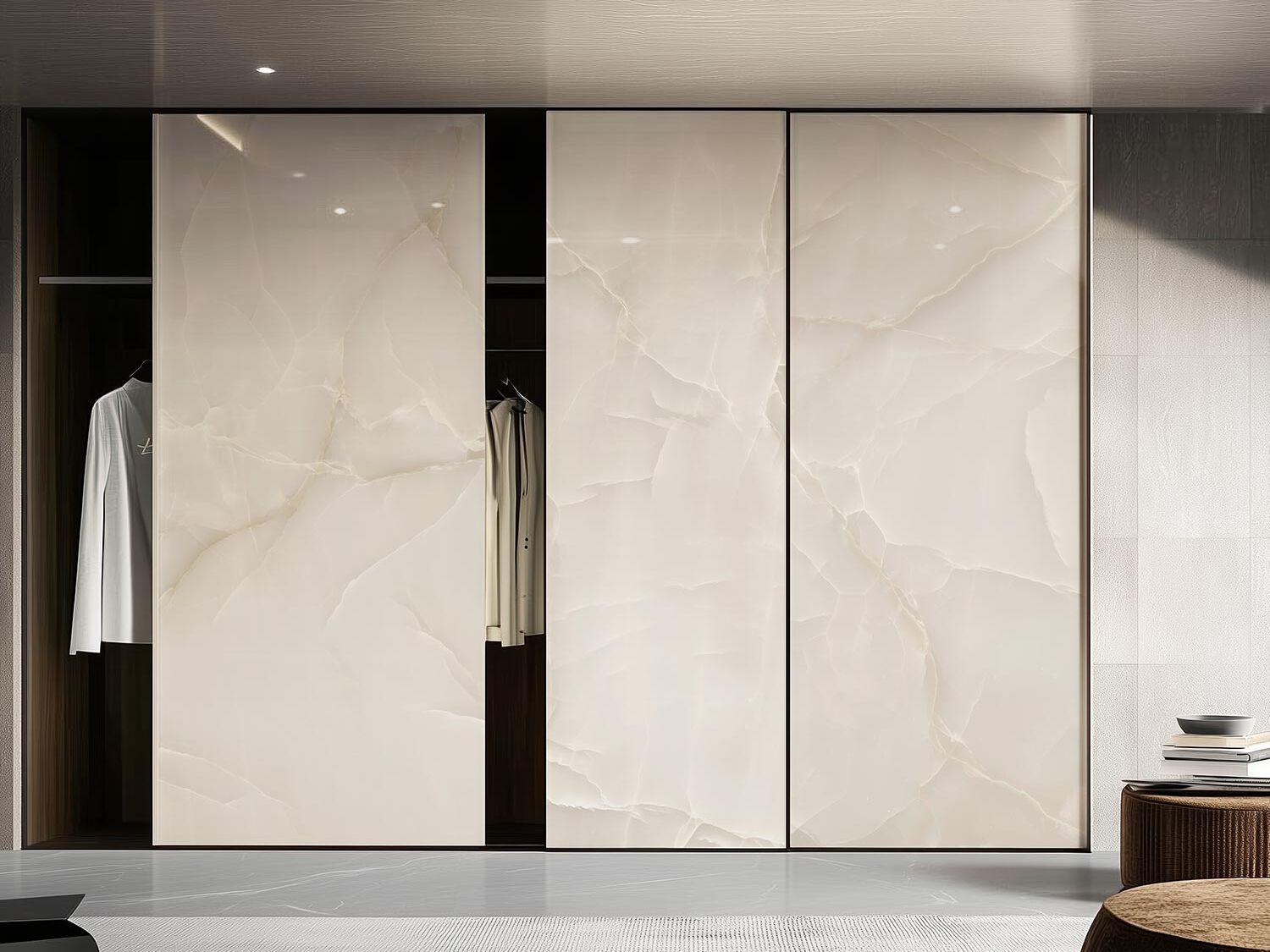 Ультратонкая алюминиевая декоративная панель Tecnografica ONICE PERLATO ARCH-00008131