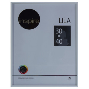 Рамка «Lila», 30х40 см, цвет белый INSPIRE