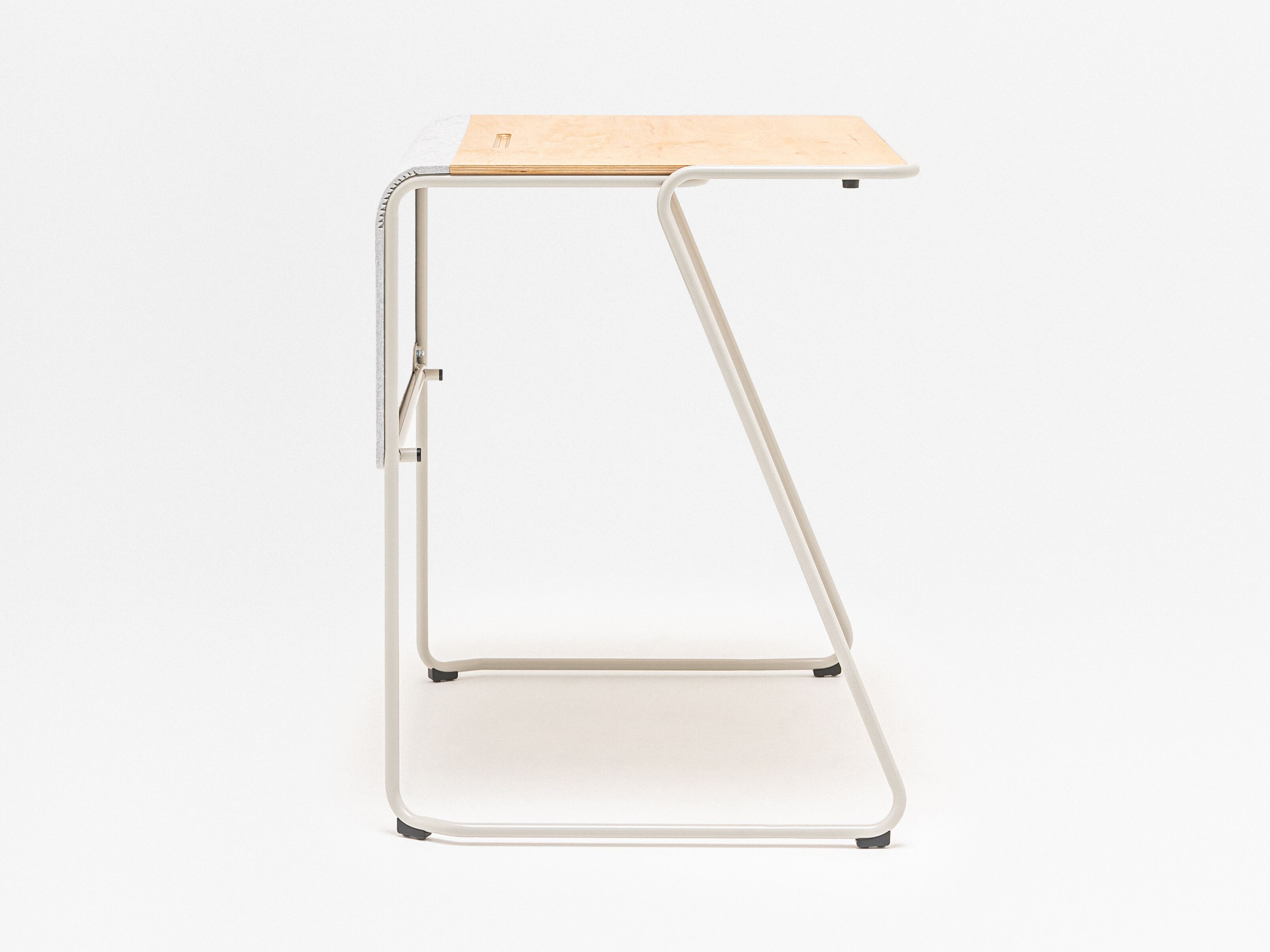 Прямоугольный стол из стали и дерева MDD LOOP ARCH-00008239 - Вид №1