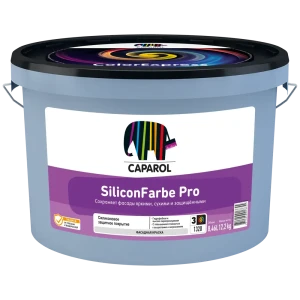 Краска фасадная Caparol Silicon Farbe Pro База 3 цвет прозрачный 8.46 л