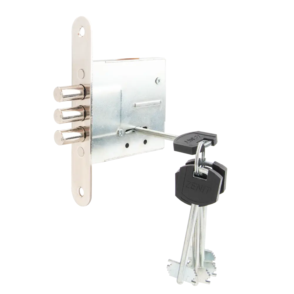 ЗЕНИТ Сувальдный врезной замок ЗВ8-6.3 для входных дверей 85302639 STLM-0061034
