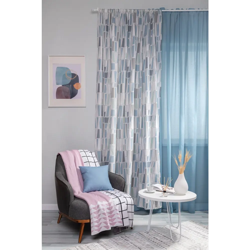 Карниз двухрядный раздвижной Inspire Трапеция 160-300 см цвет белый STLM-2121902 - Вид №5